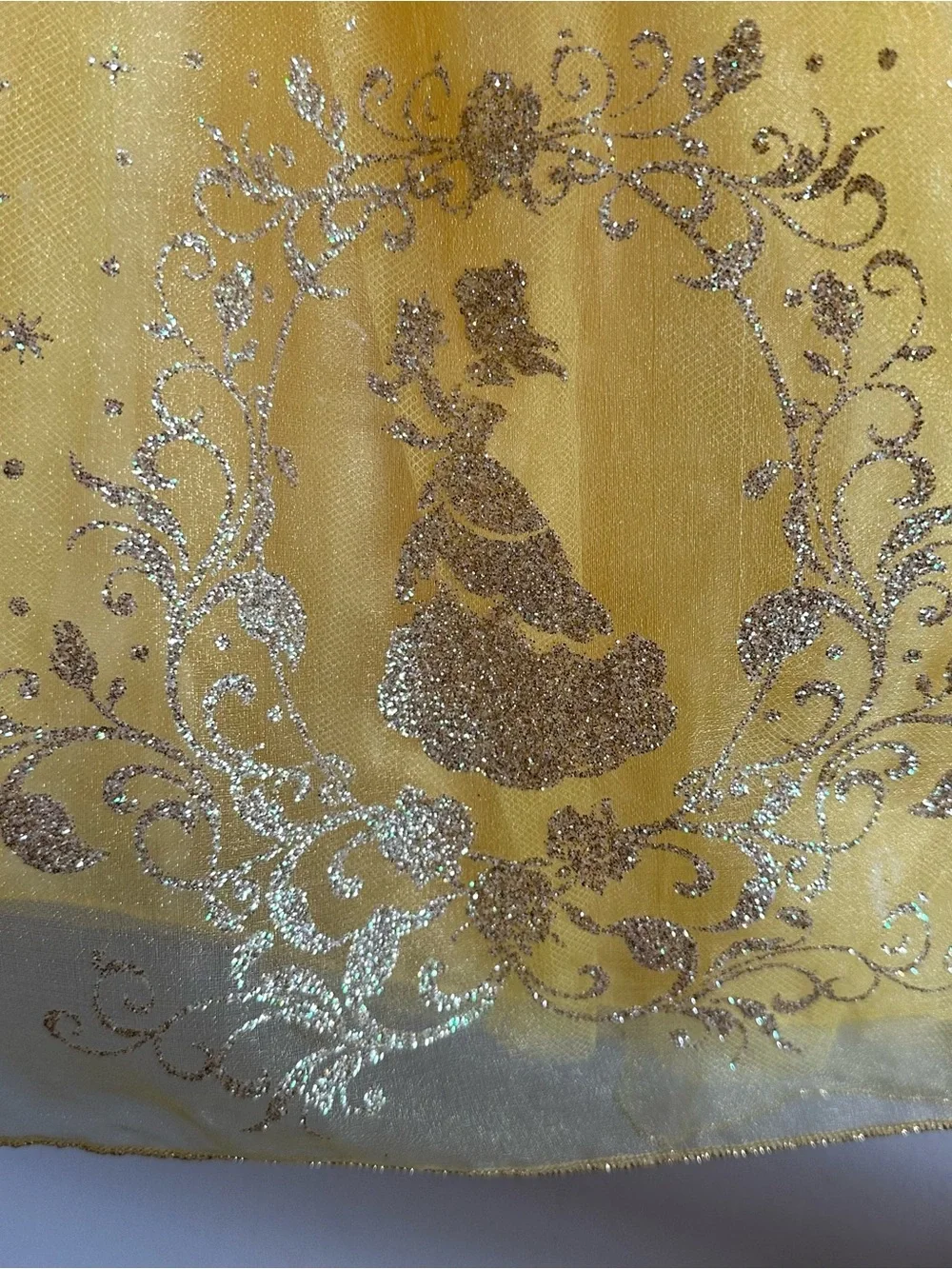 NWT Disney Store Princess Belle Dress Beauty & The Beast Costume Girls Large 10